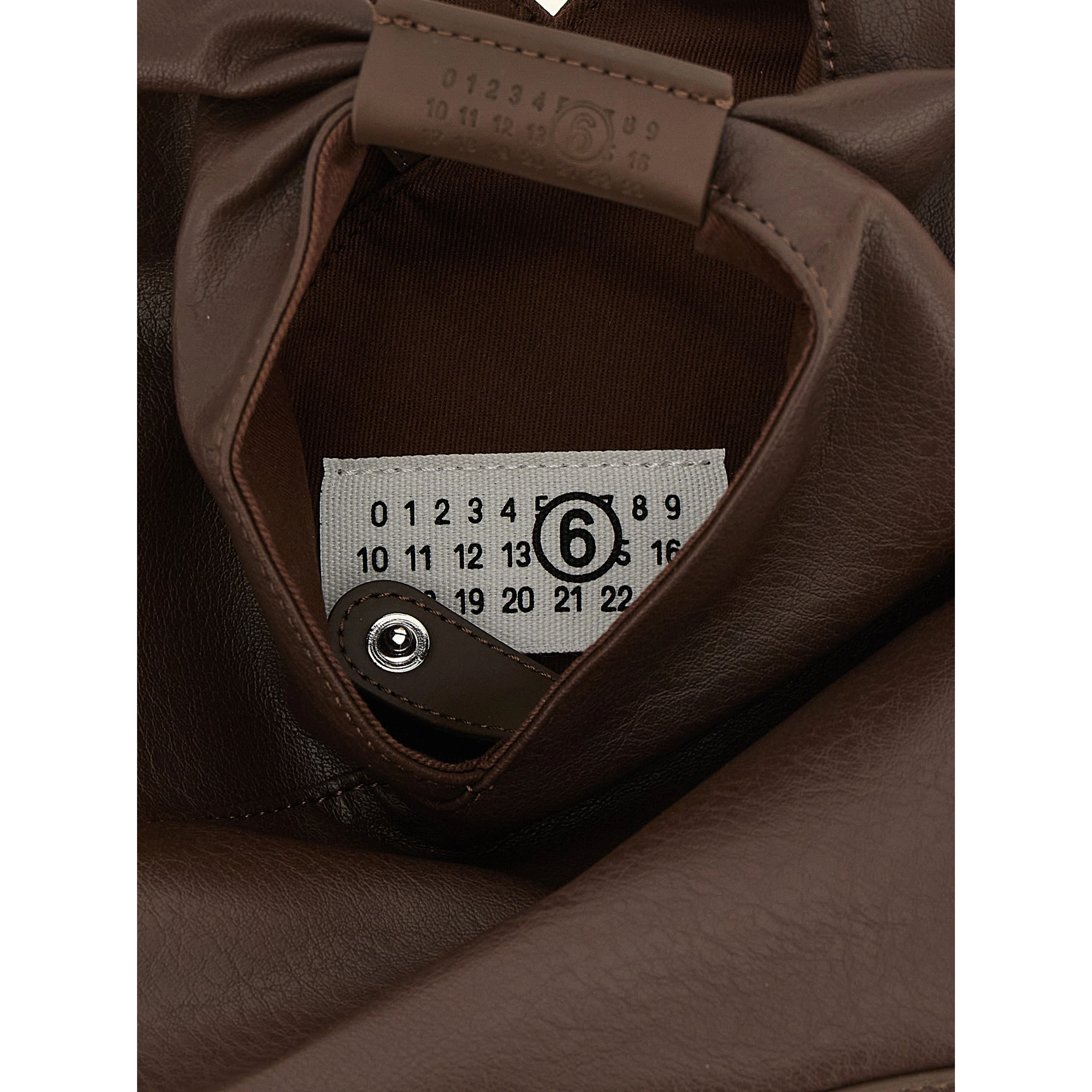 Brown Polyethylene Crossbody Bag