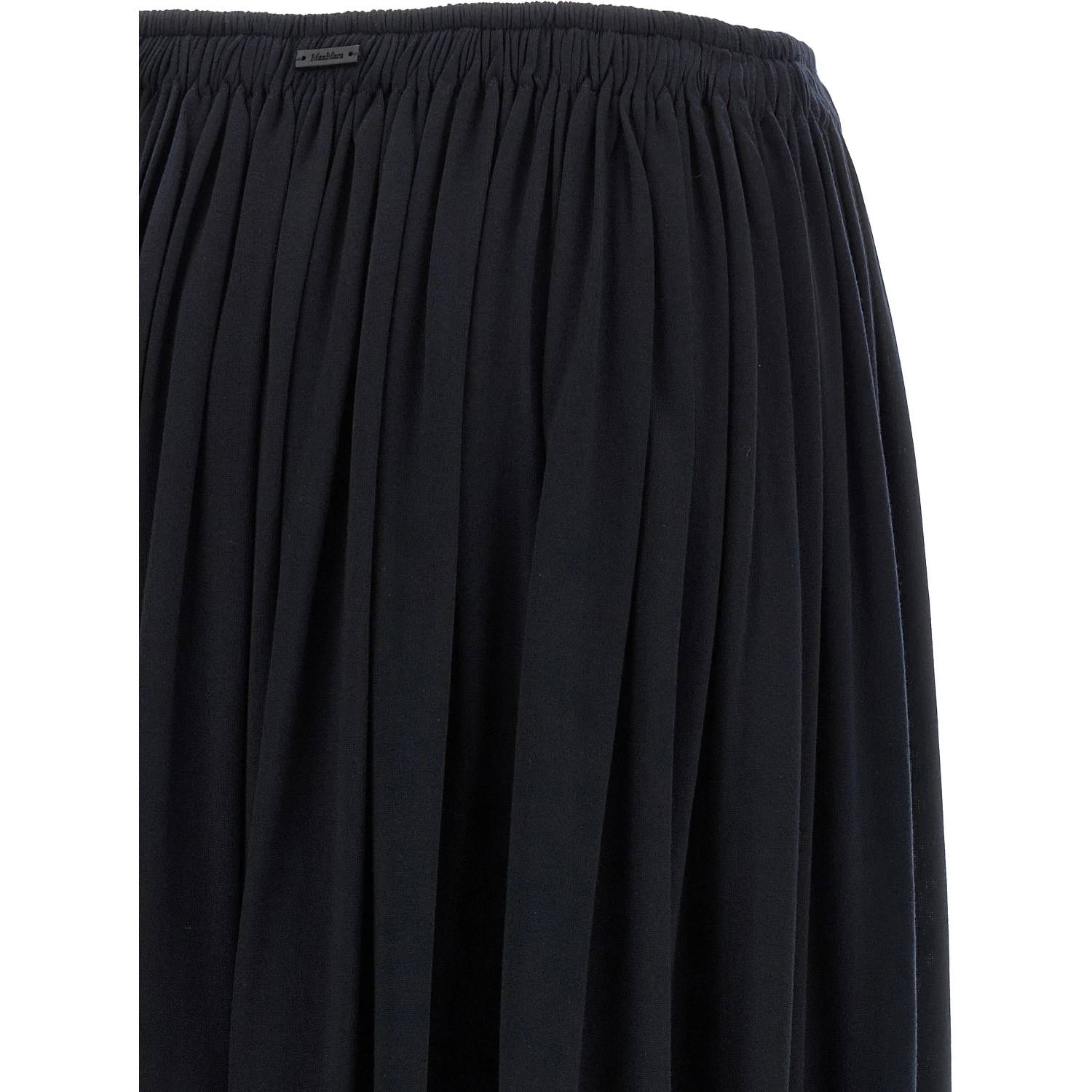 Blue Lyocell Mini Skirt