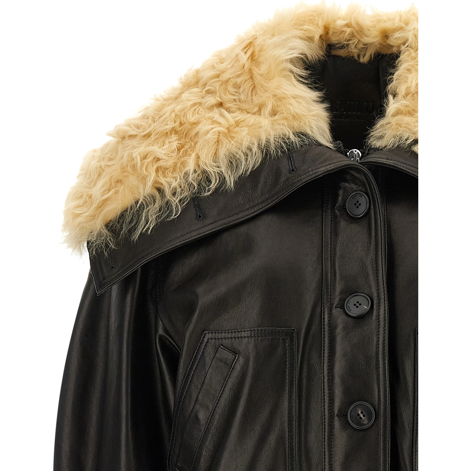 Black Lamb Leather Leather Jacket
