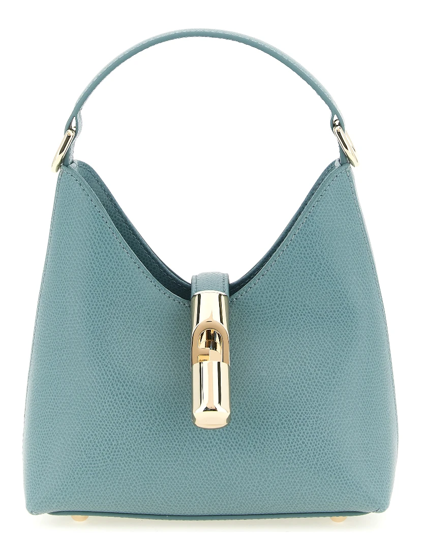 Blue Calfskin Handbag