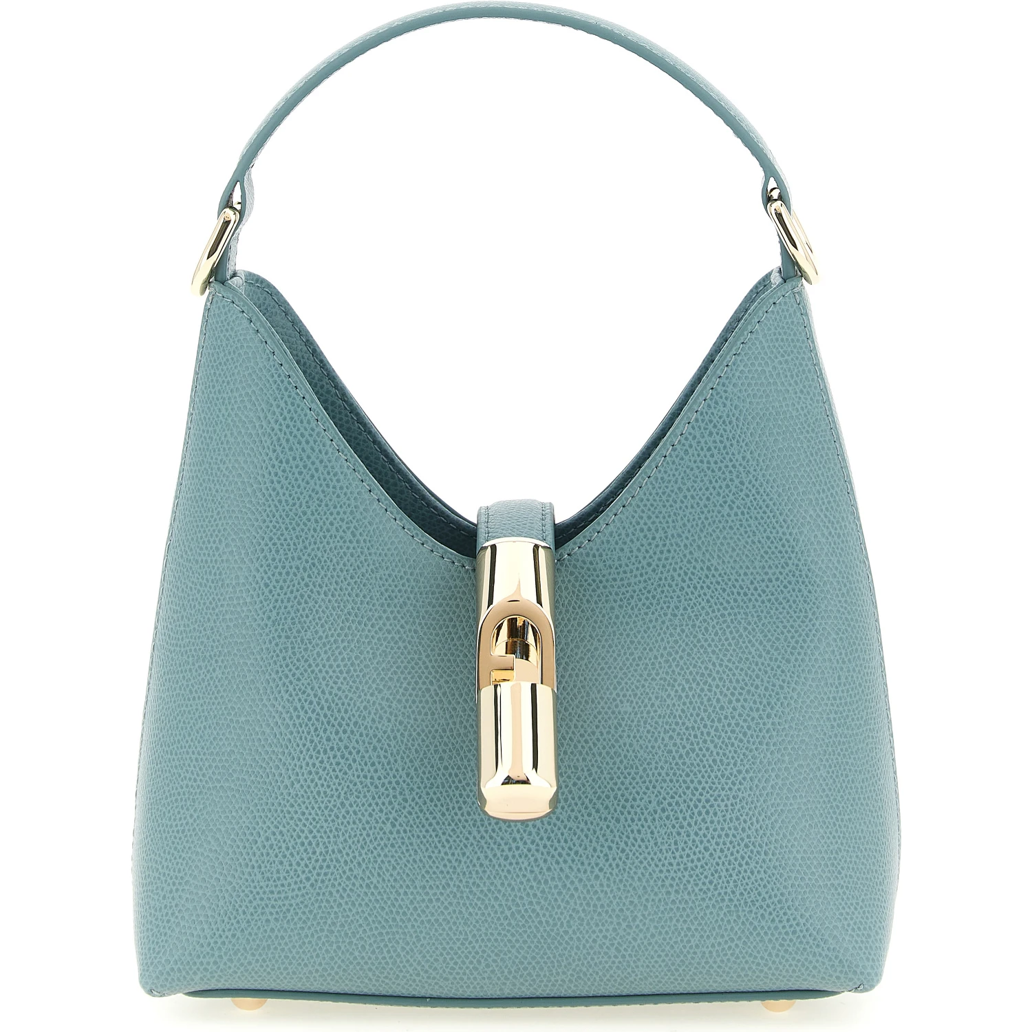 Blue Calfskin Handbag