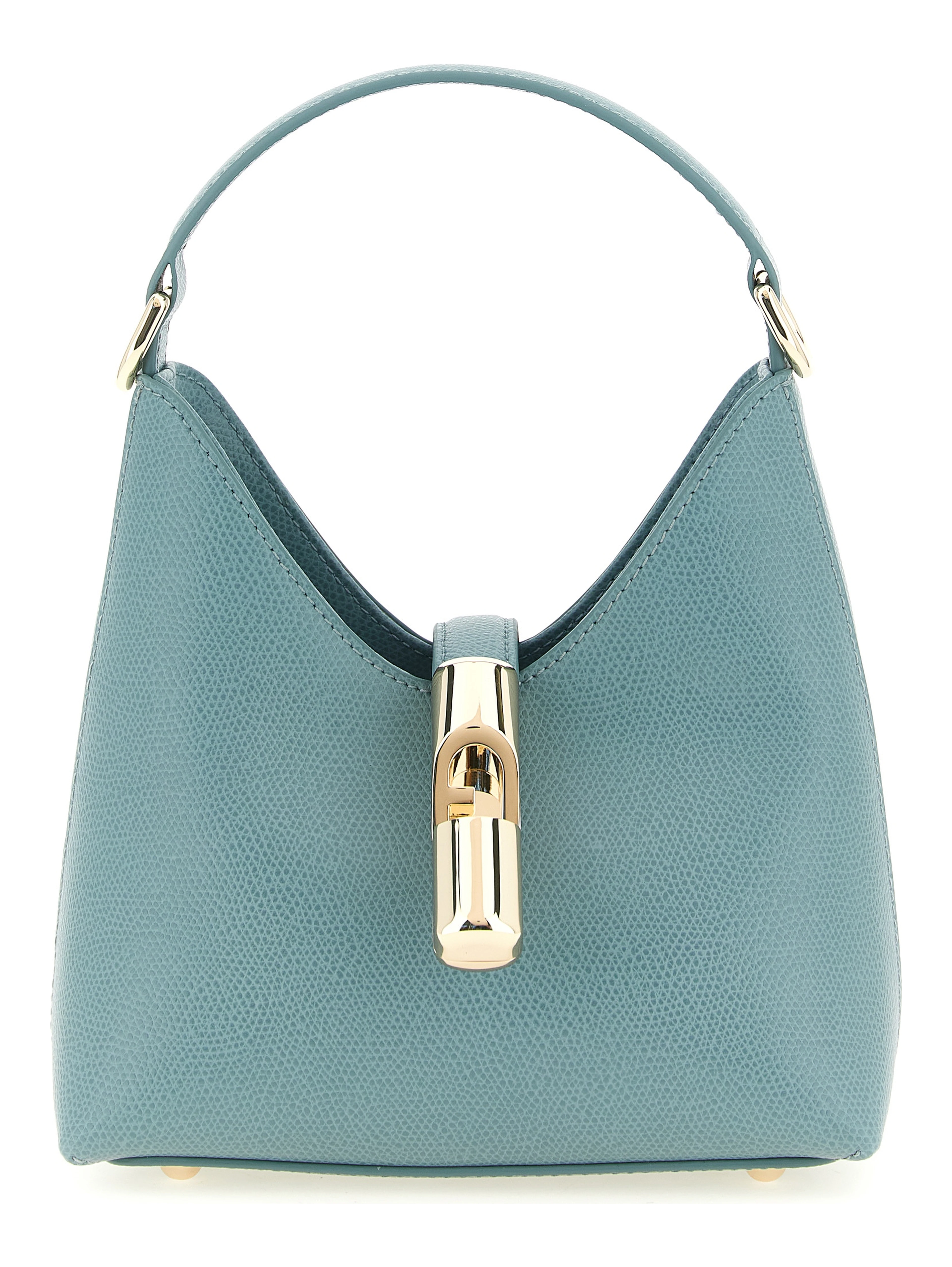 Blue Calfskin Handbag