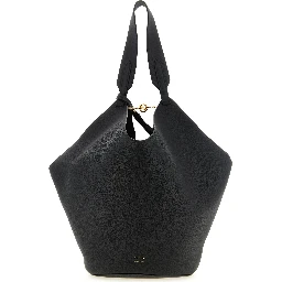Black Calfskin Tote Bag