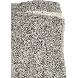Gray Cotton Casual Pants