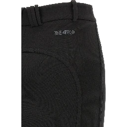 Black Viscose Long Skirt