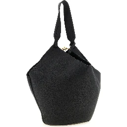 Black Calfskin Tote Bag