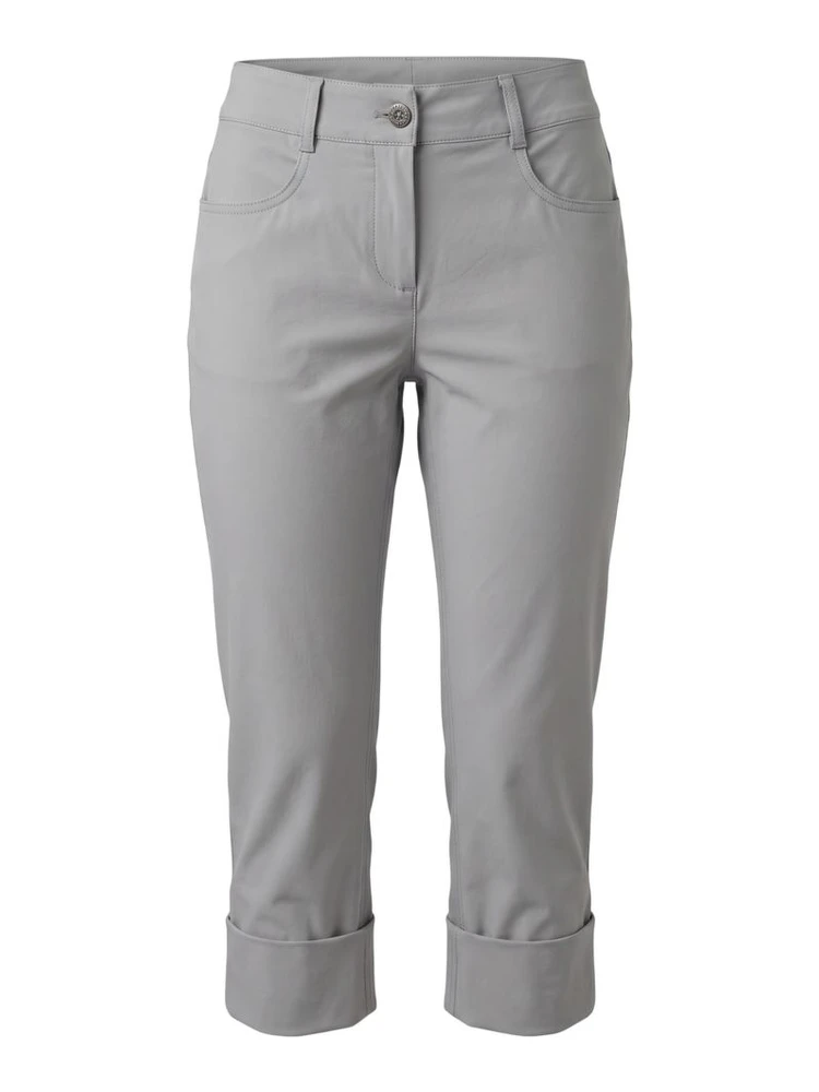 Grey Cotton Women Pants