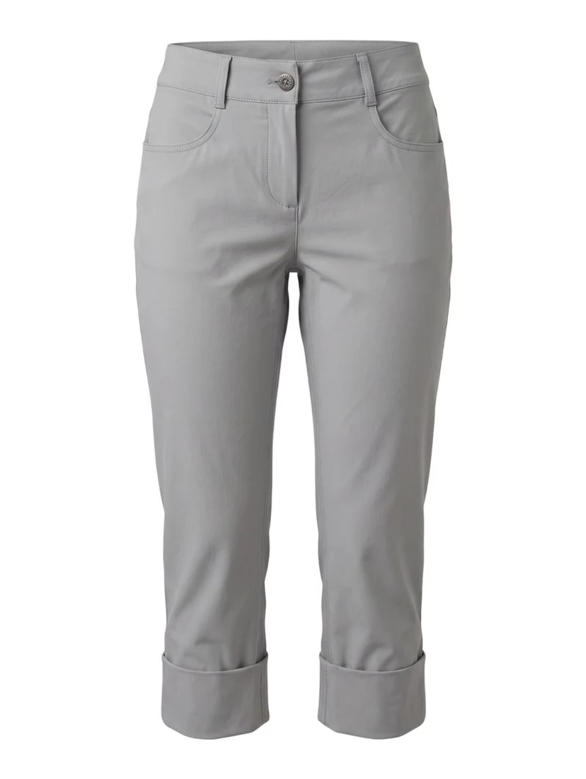 Grey Cotton Women Pants