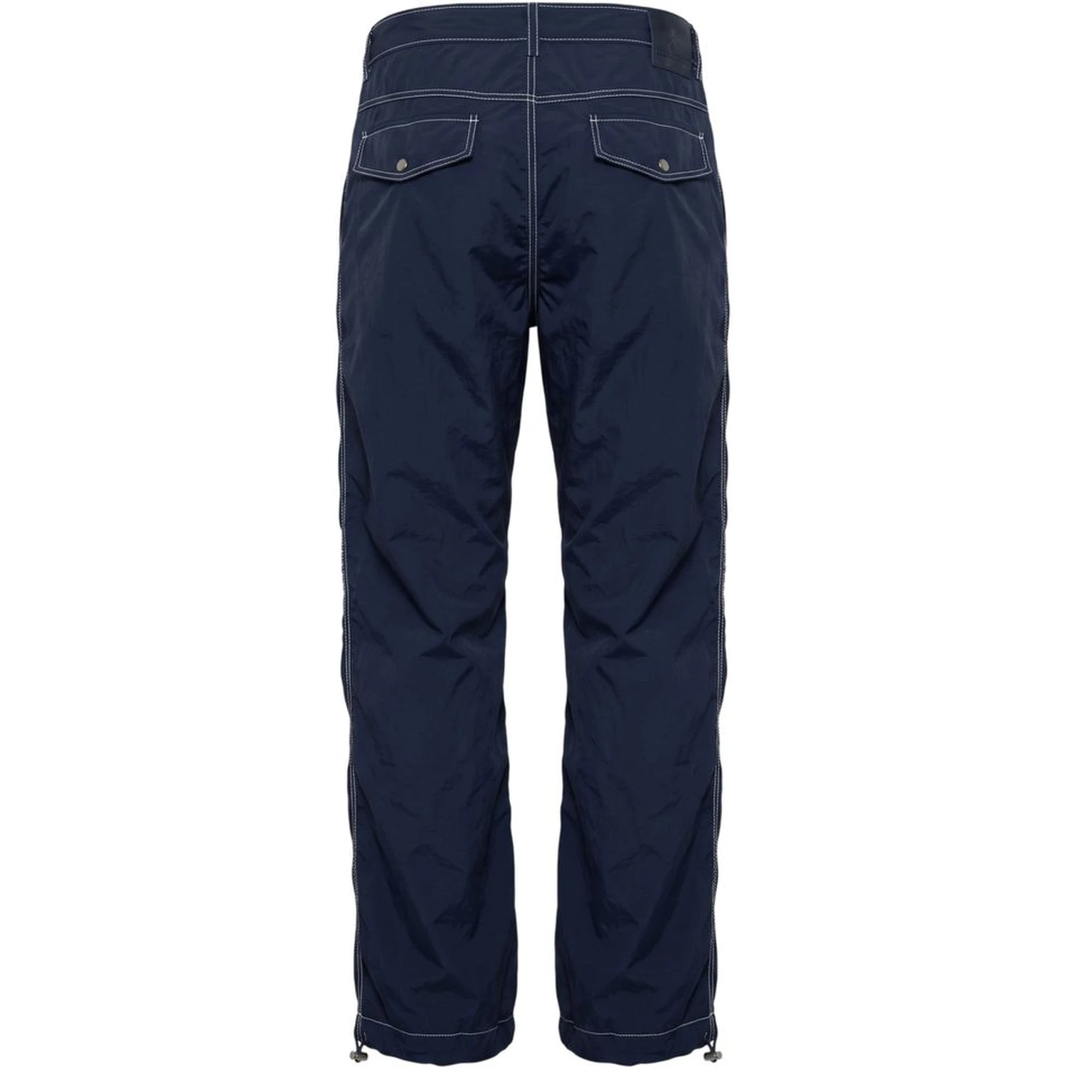 Blue Polyamide Men Pants