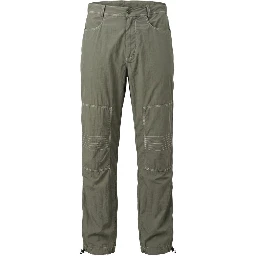 Green Fabric Men Pant