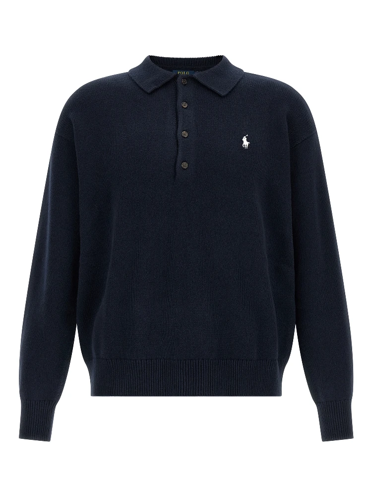 Blue Cotton Cardigan