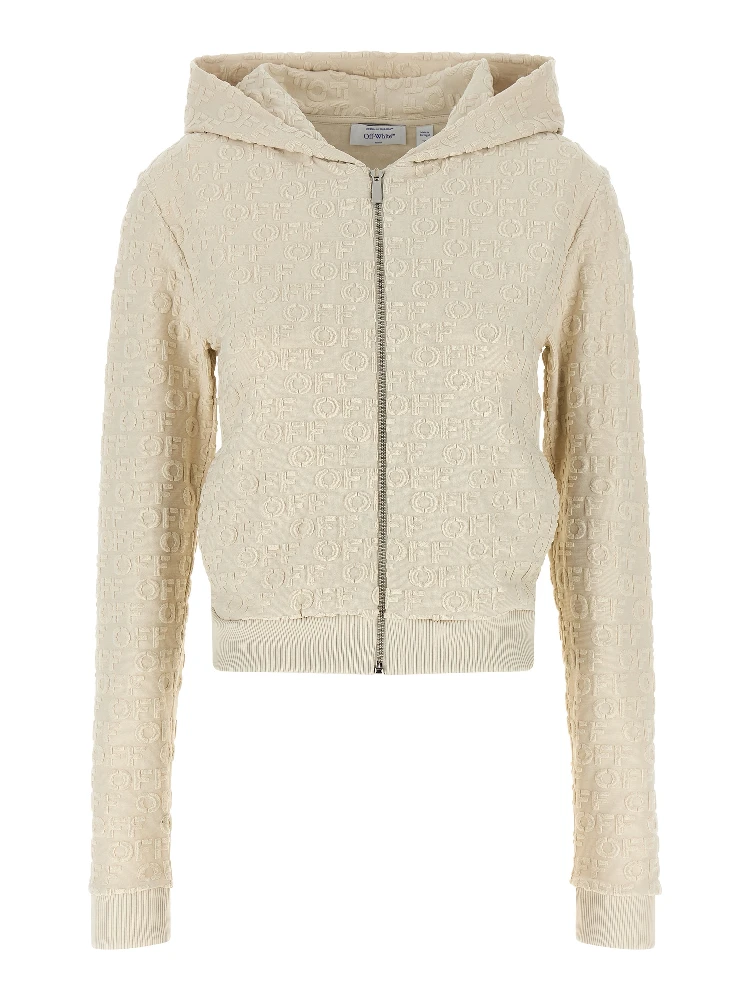 Beige Cotton Sweatshirt