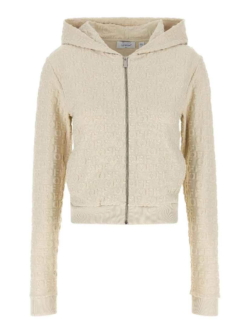 Beige Cotton Sweatshirt