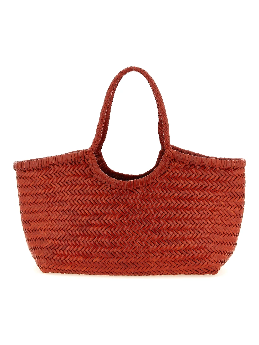 Orange Calfskin Shoulder Bag