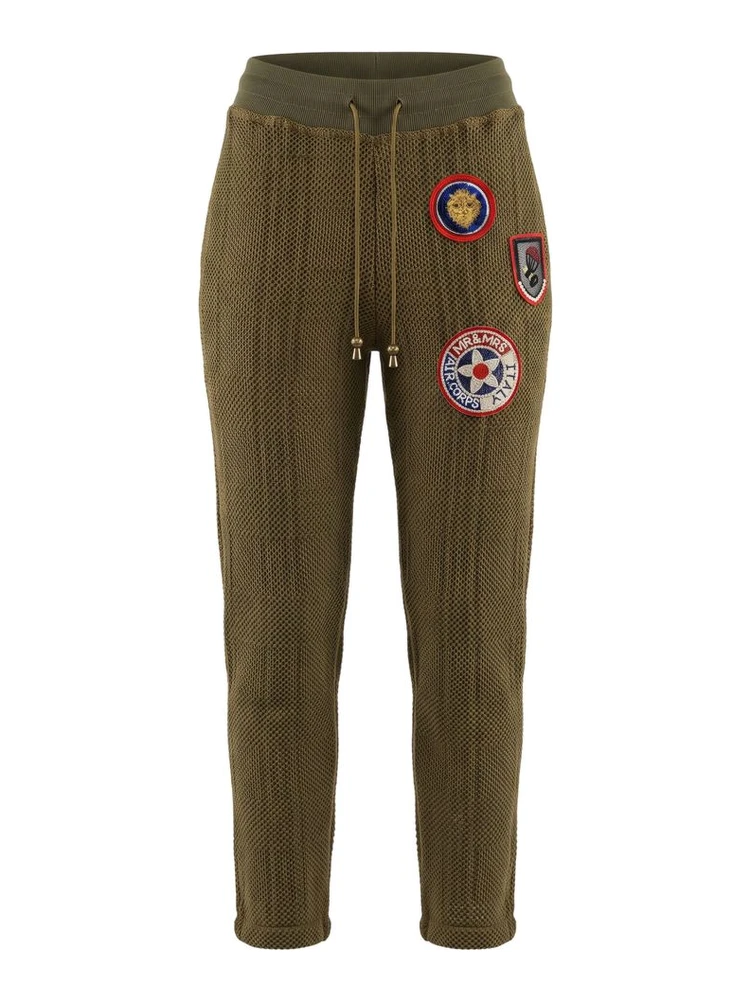 Green Mesh Women Pants