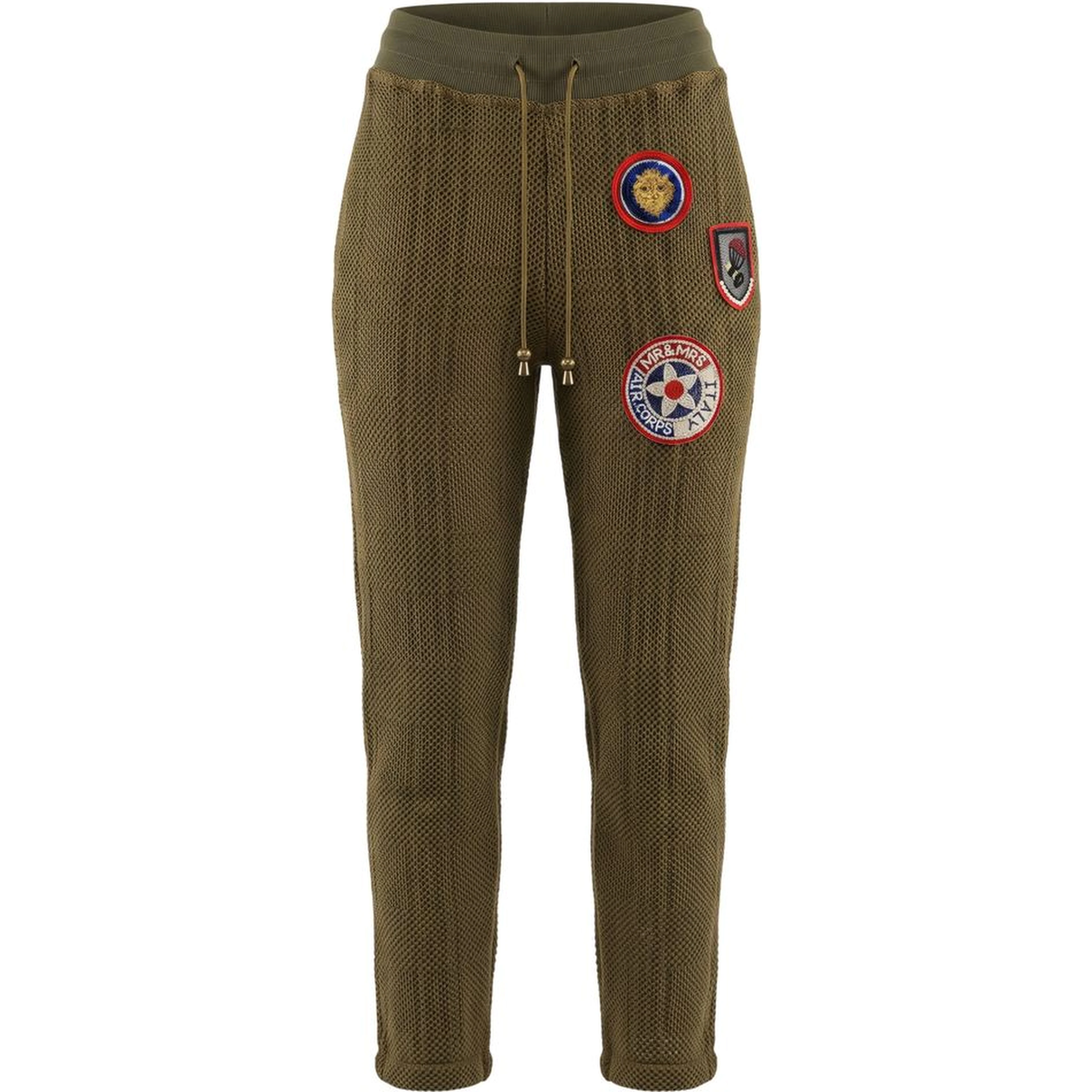 Green Mesh Women Pants