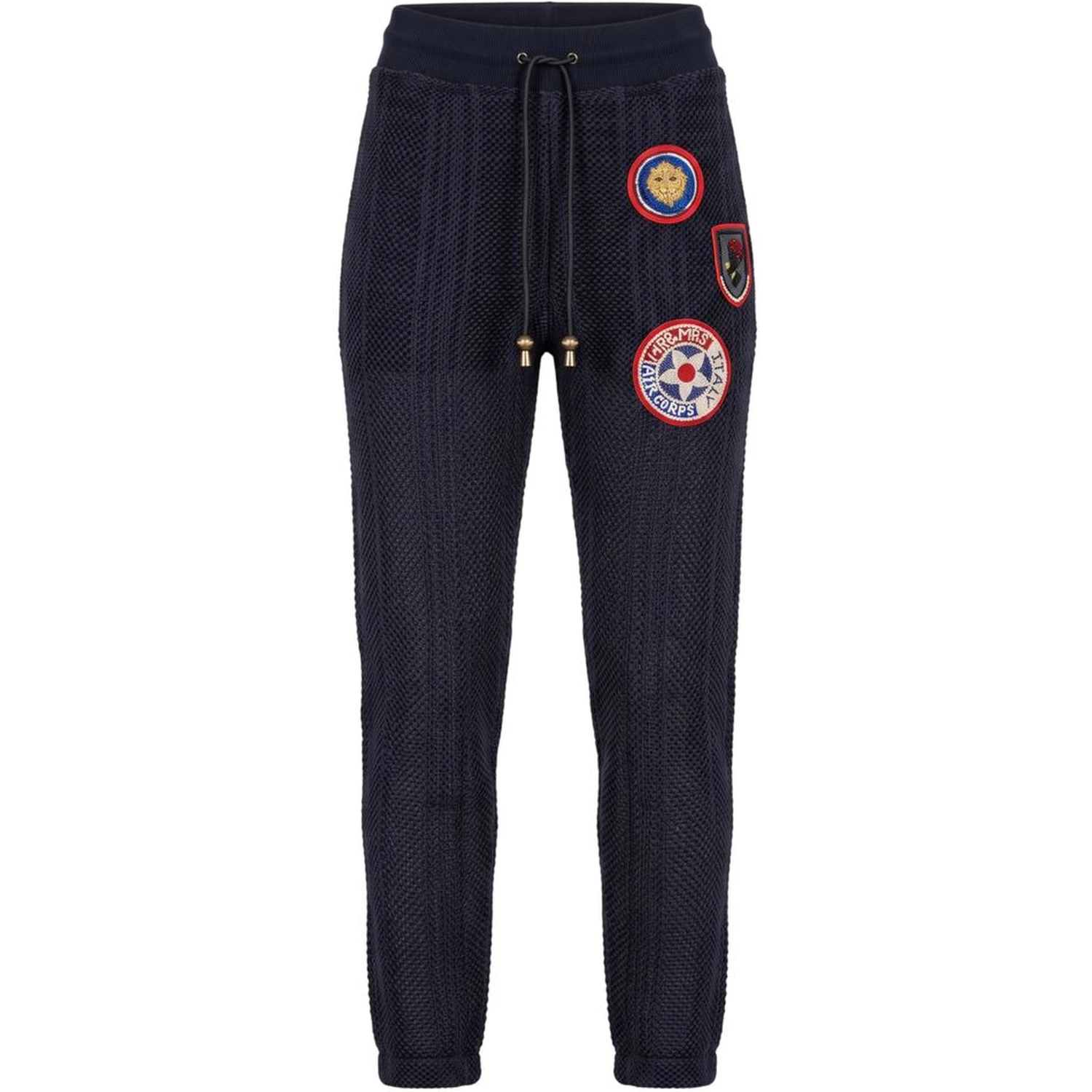 Blue Knit Women Pants