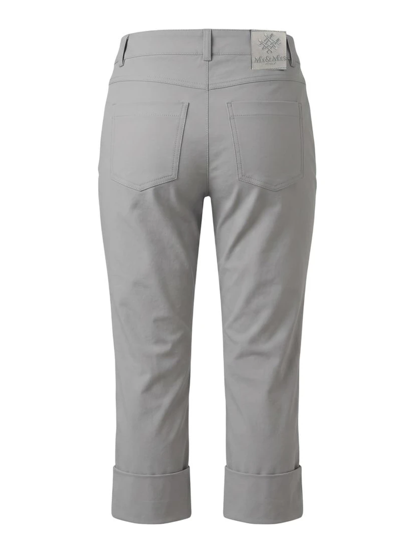 Grey Cotton Women Pants