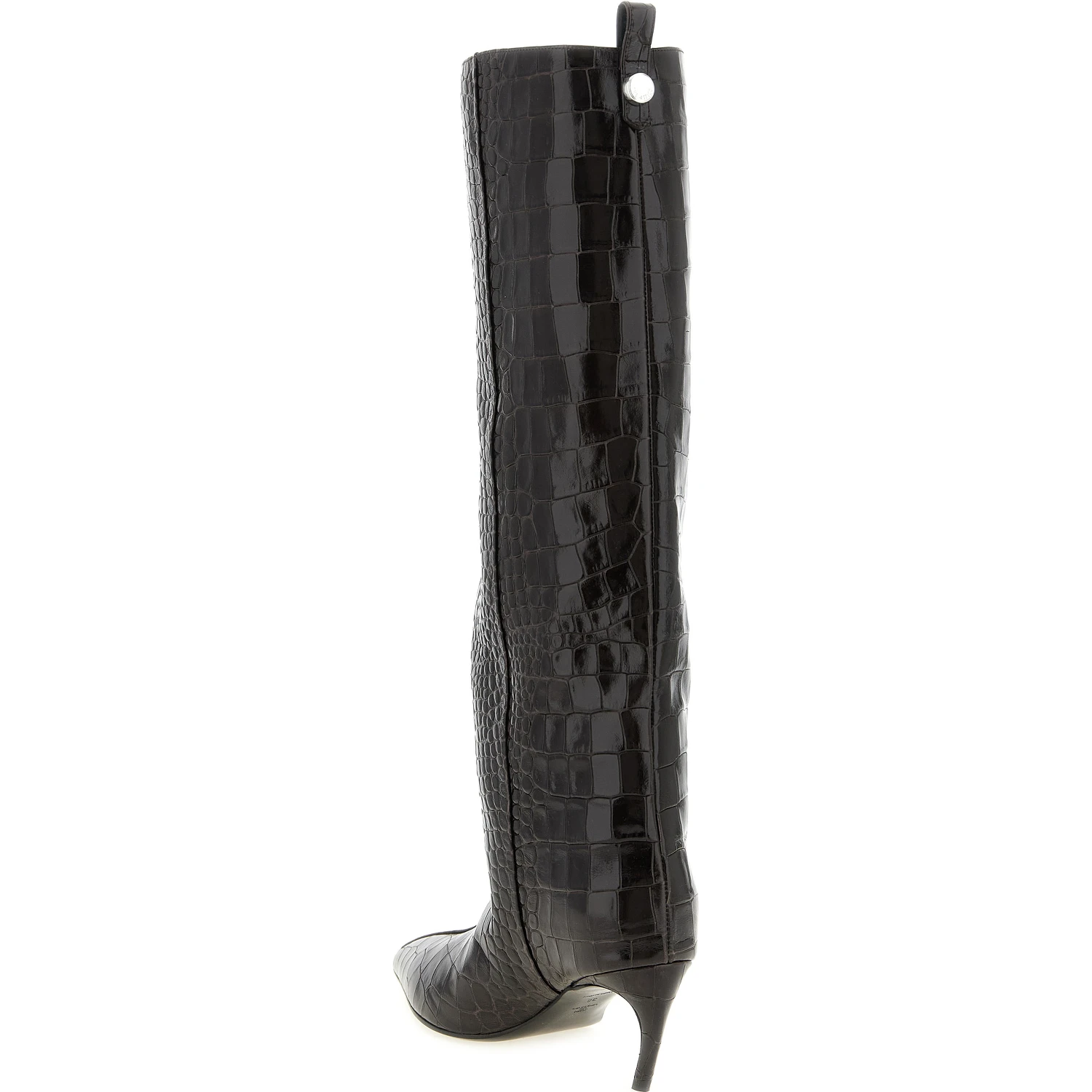 Brown Bovine Leather Over The Knee