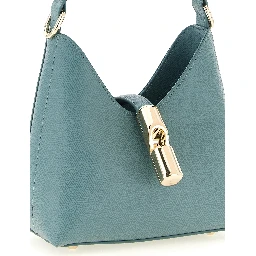 Blue Calfskin Handbag
