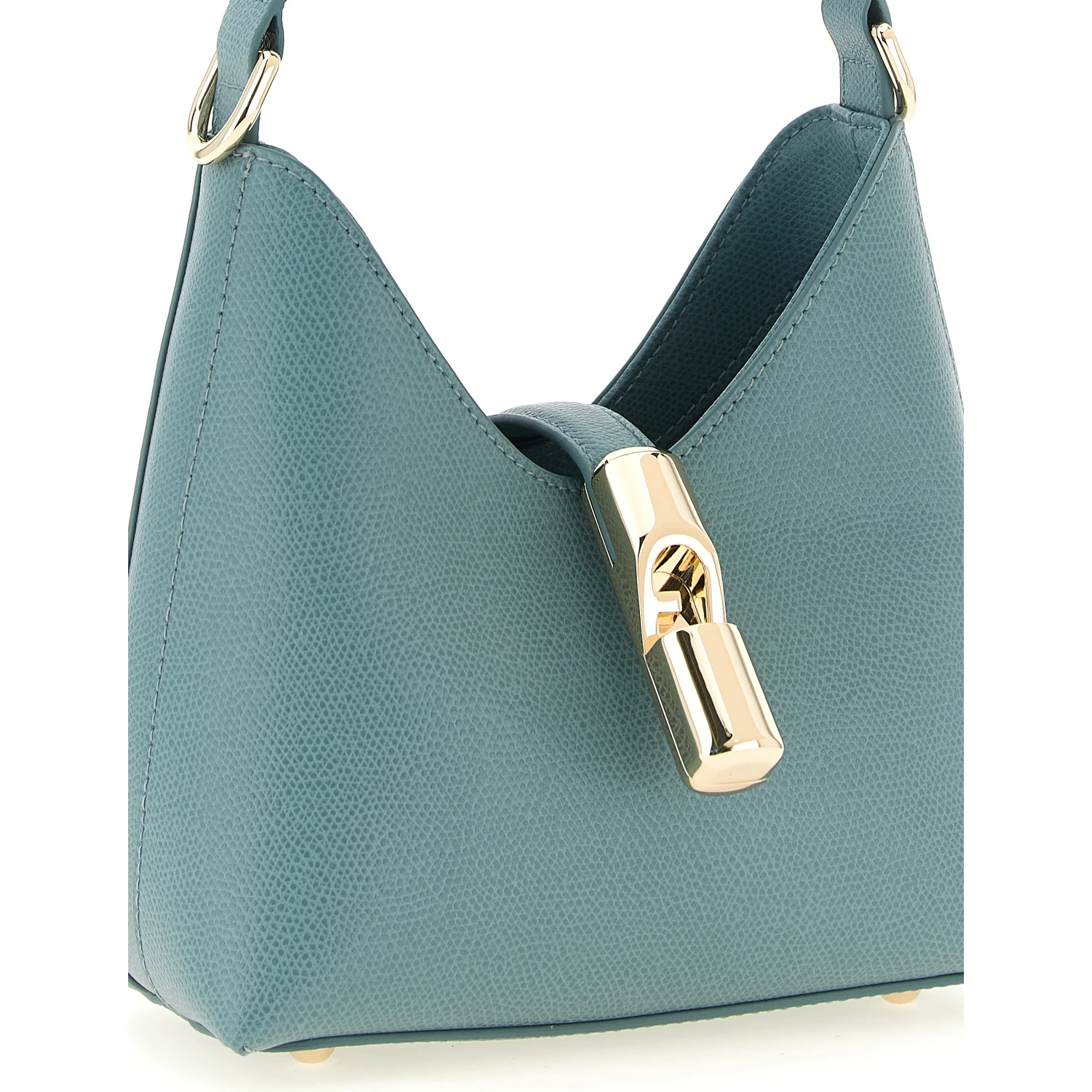 Blue Calfskin Handbag
