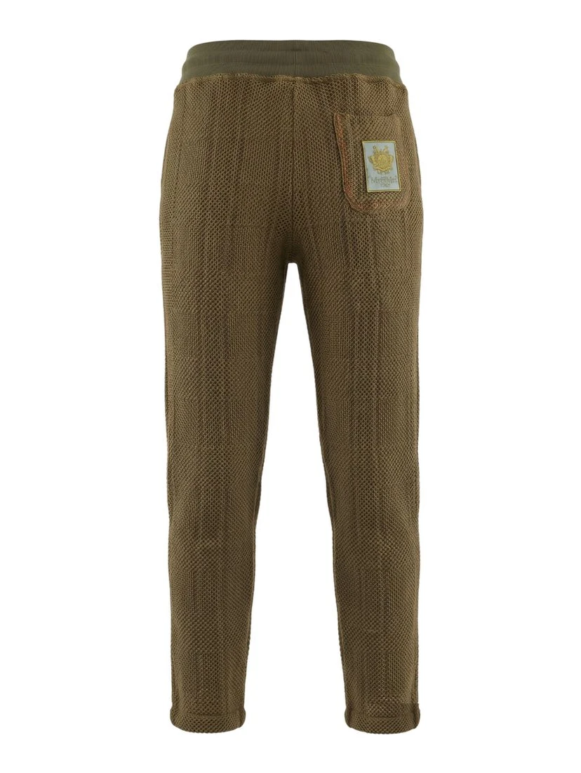 Green Mesh Women Pants