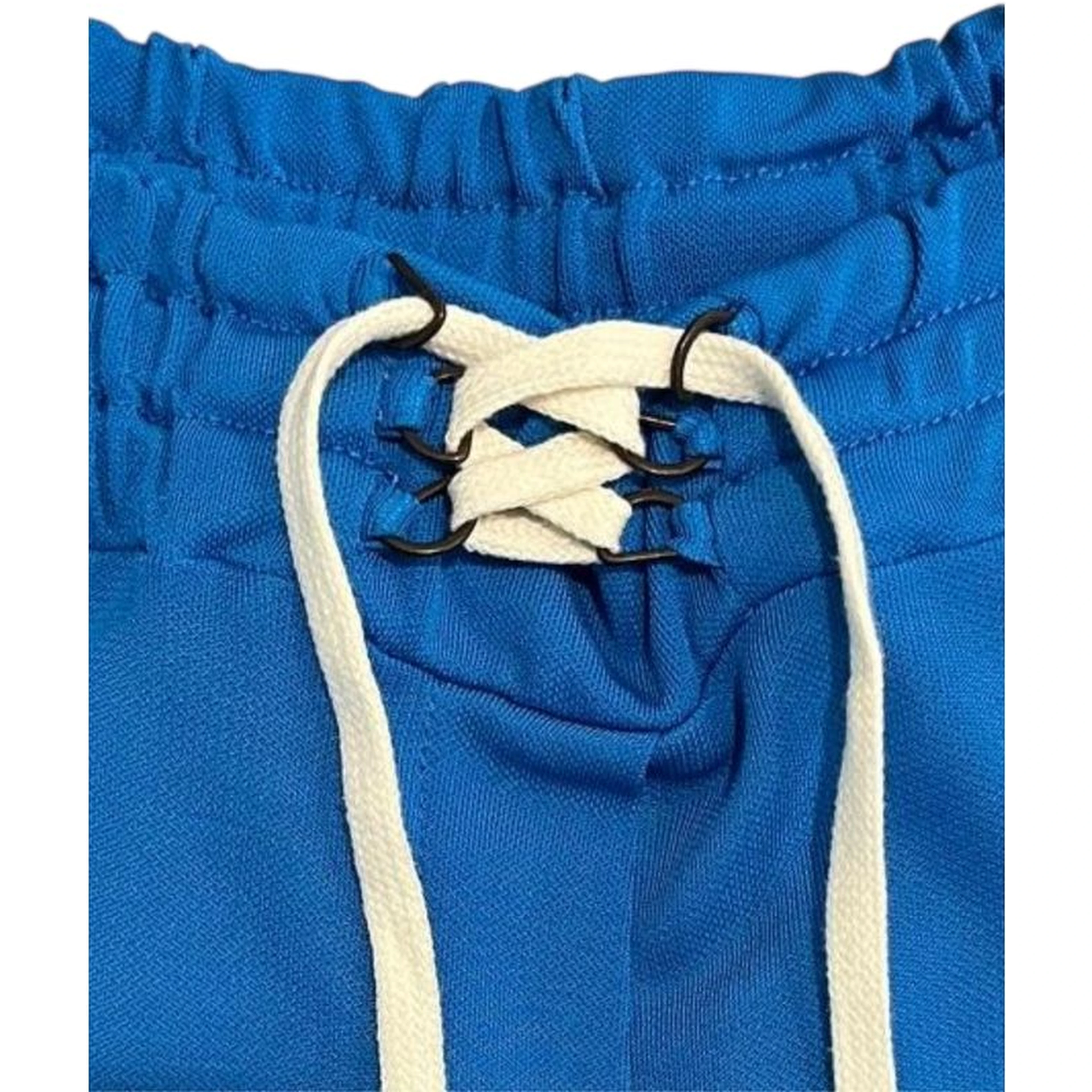 Blue Viscose Women Pants
