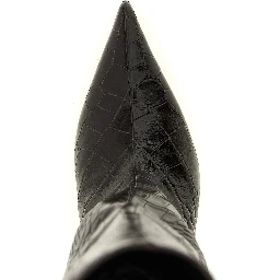 Brown Bovine Leather Over The Knee