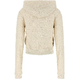 Beige Cotton Sweatshirt
