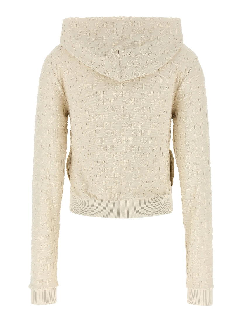 Beige Cotton Sweatshirt