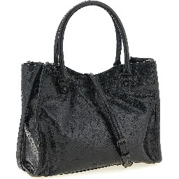 Black Lamb Leather Tote Bag