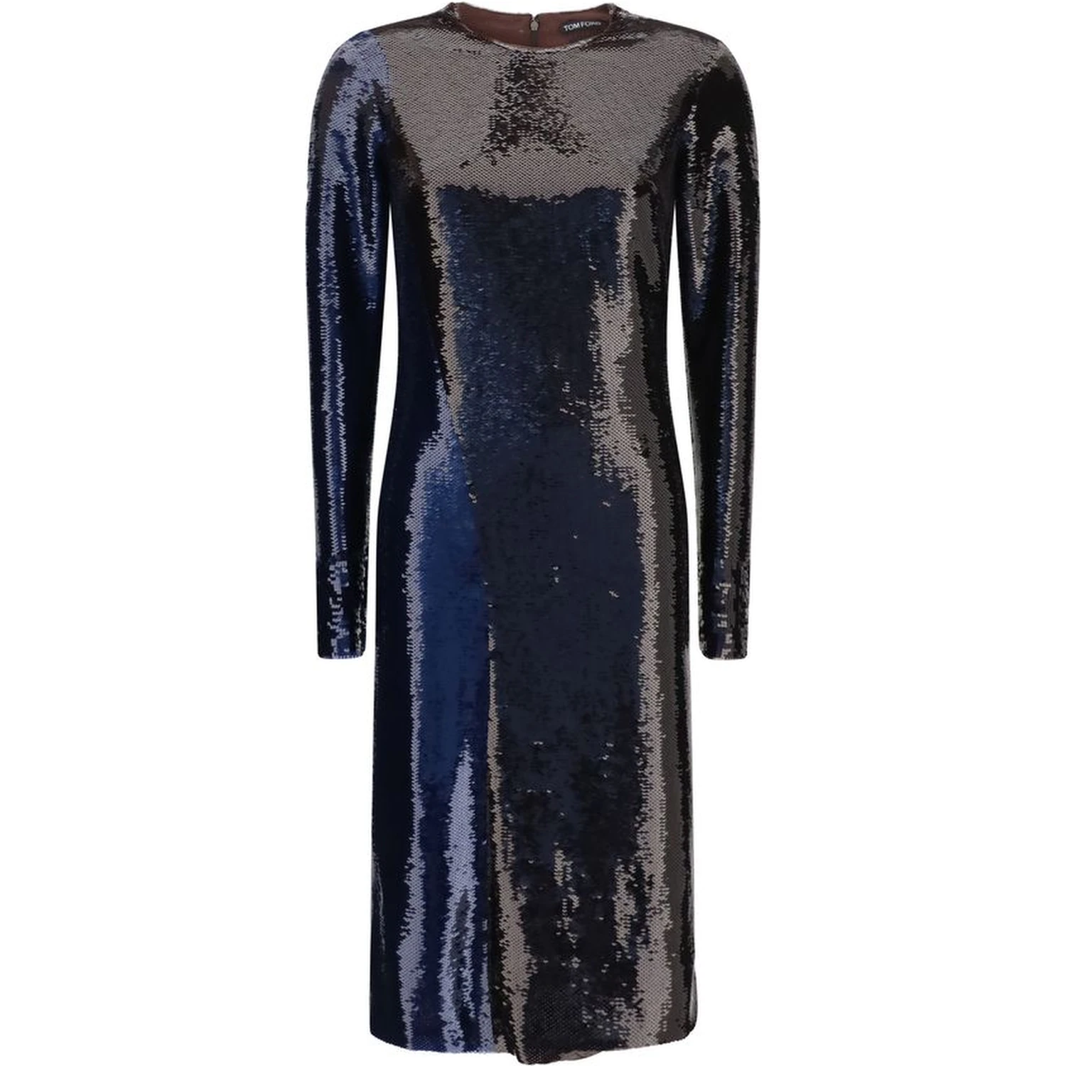 Blue Polyamide Cocktail Dress