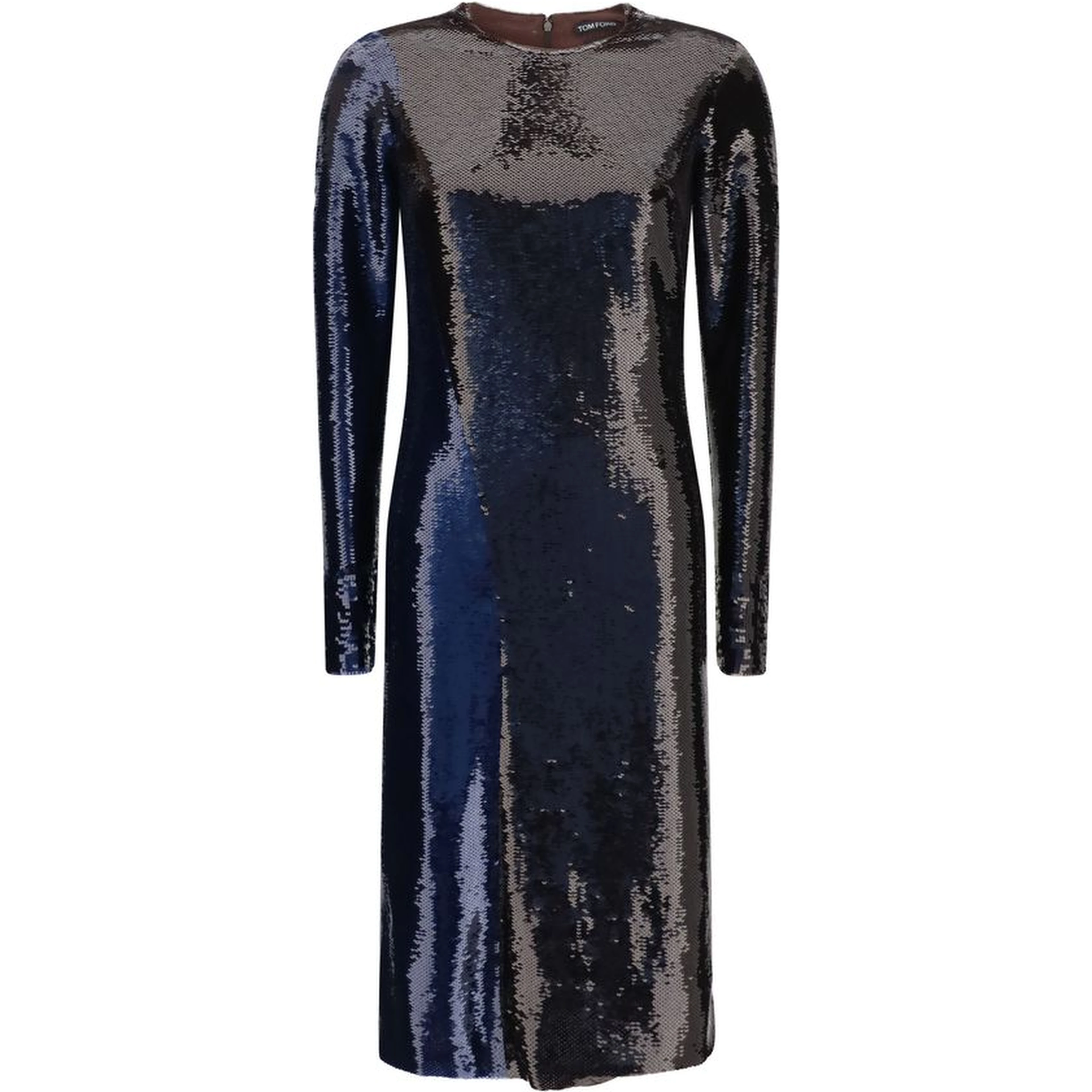 Blue Polyamide Cocktail Dress