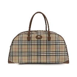 Beige Cotton Shoulder Bag