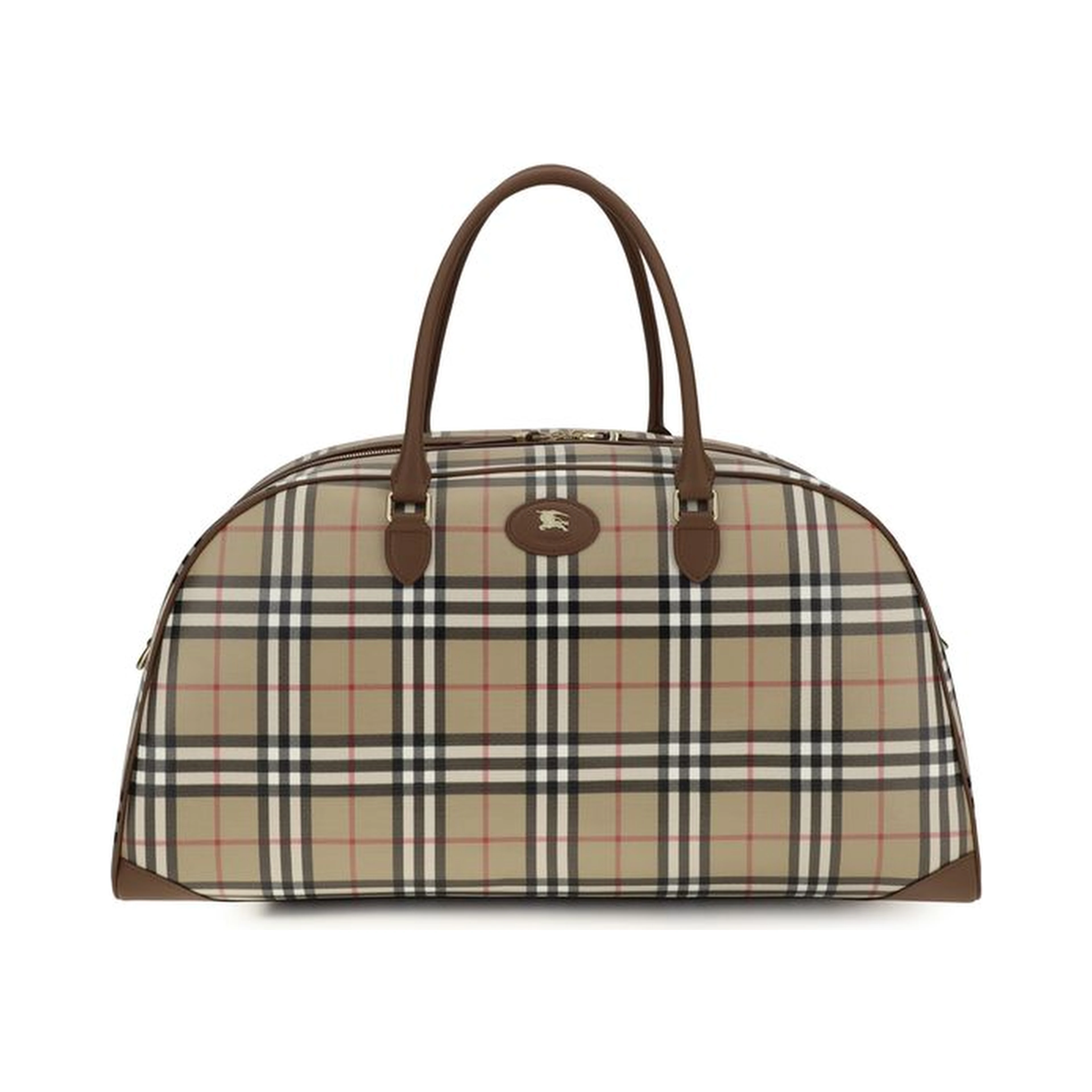 Beige Cotton Shoulder Bag