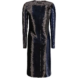 Blue Polyamide Cocktail Dress