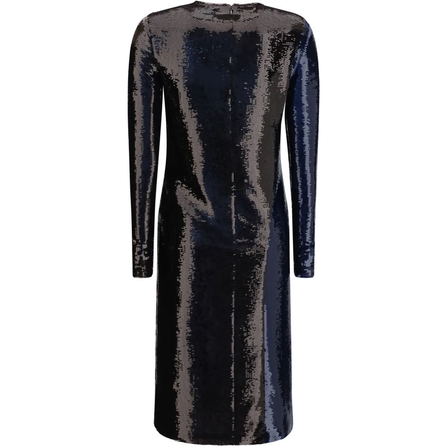 Blue Polyamide Cocktail Dress