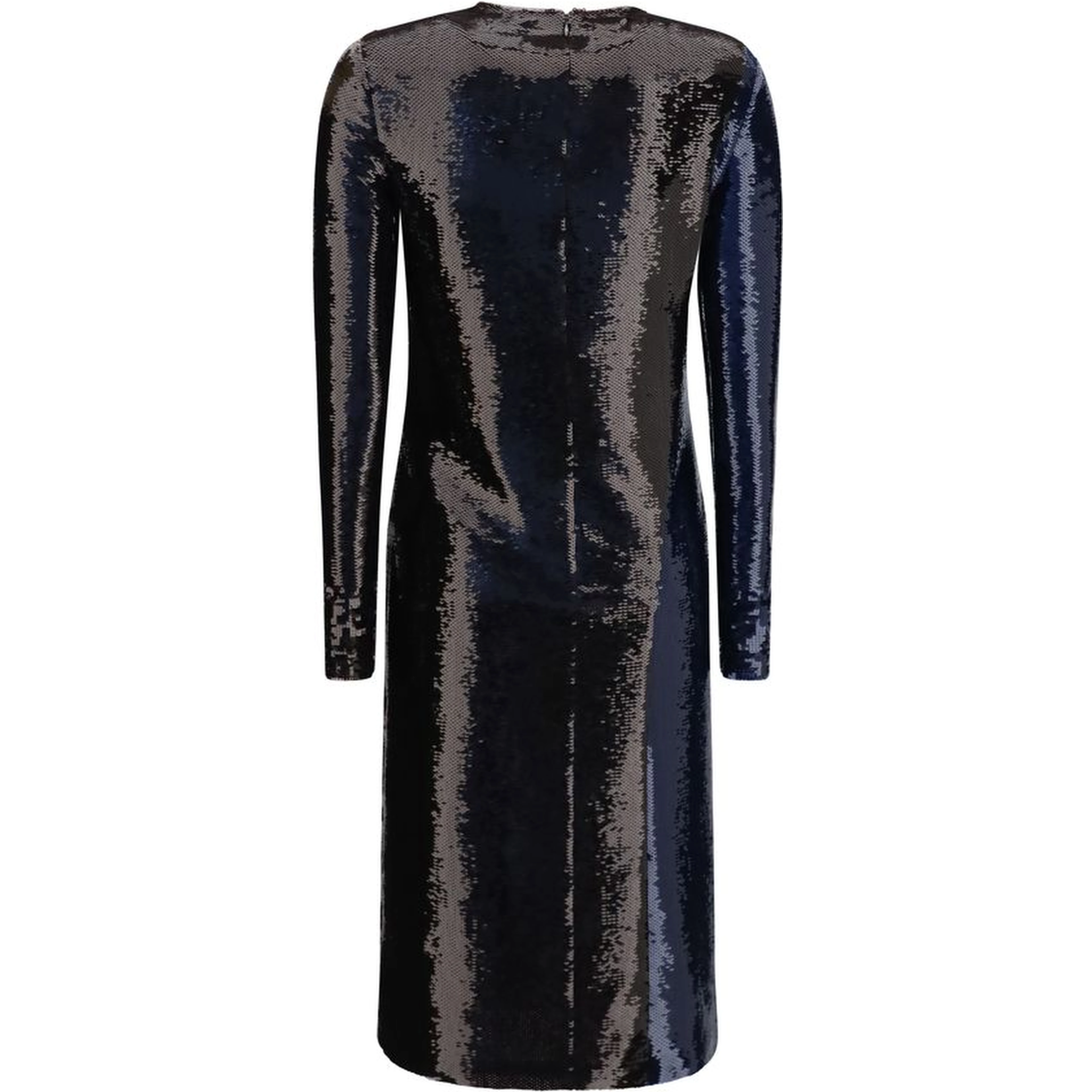 Blue Polyamide Cocktail Dress