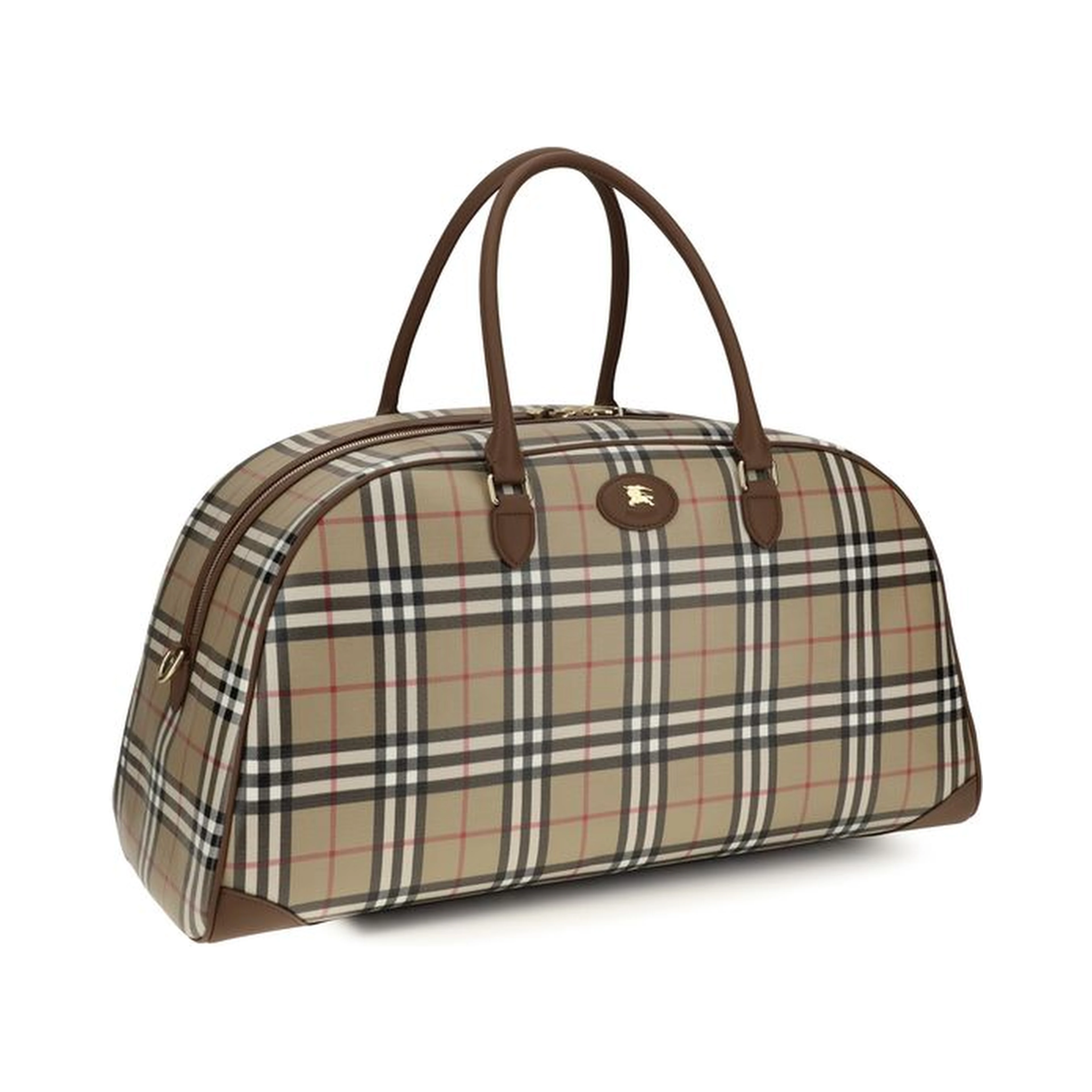 Beige Cotton Shoulder Bag