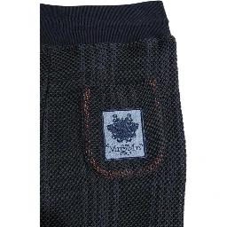 Blue Knit Women Pants