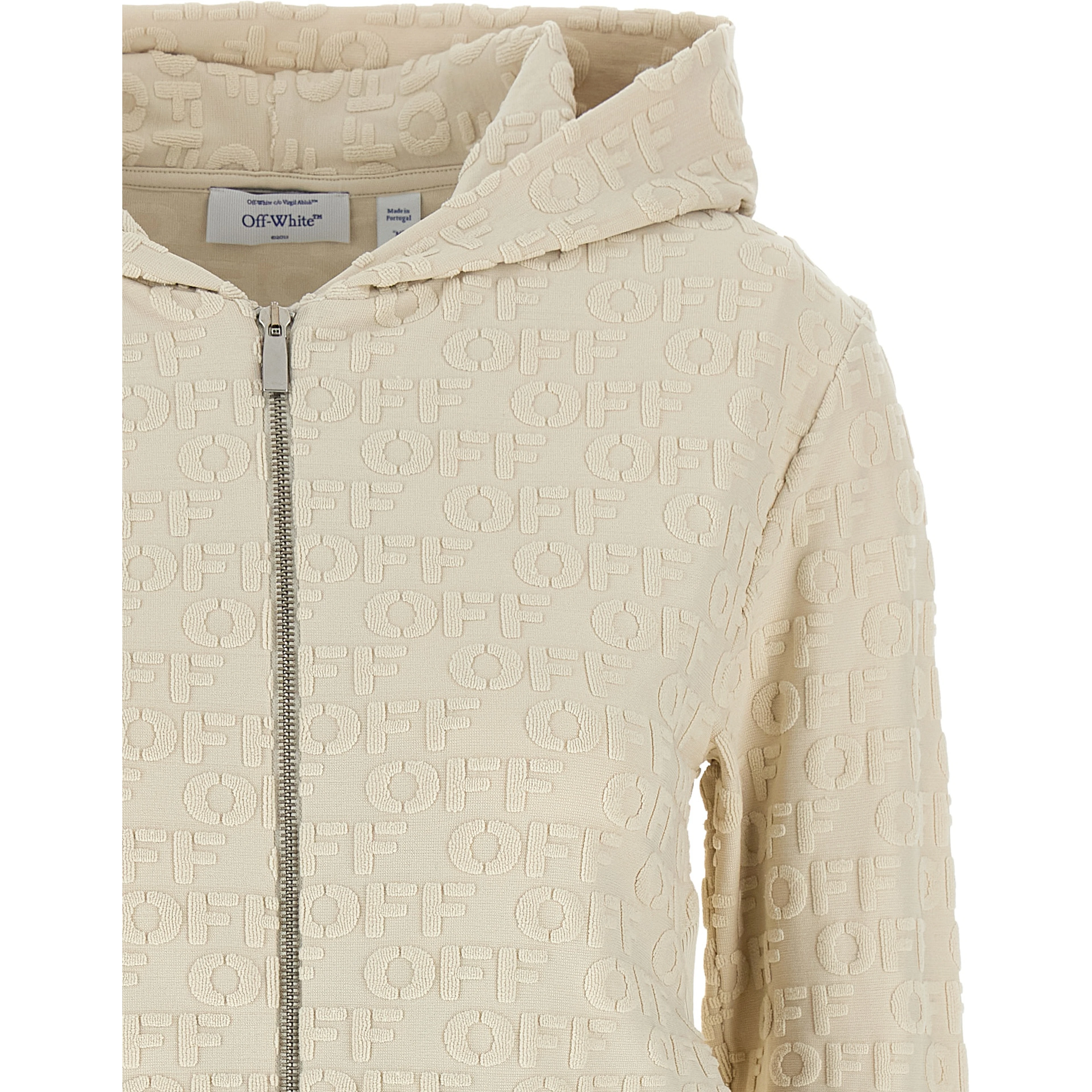 Beige Cotton Sweatshirt