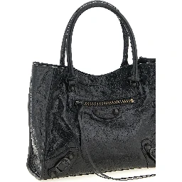 Black Lamb Leather Tote Bag