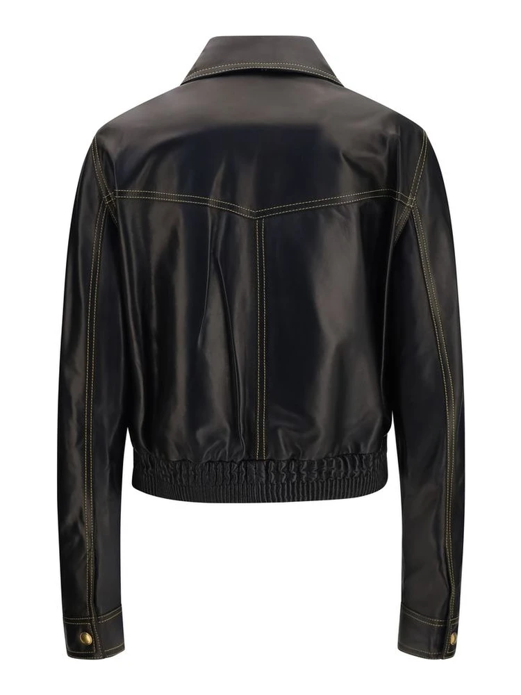 Black Lamb Ovis Aries Aries Leather Jacket alternative