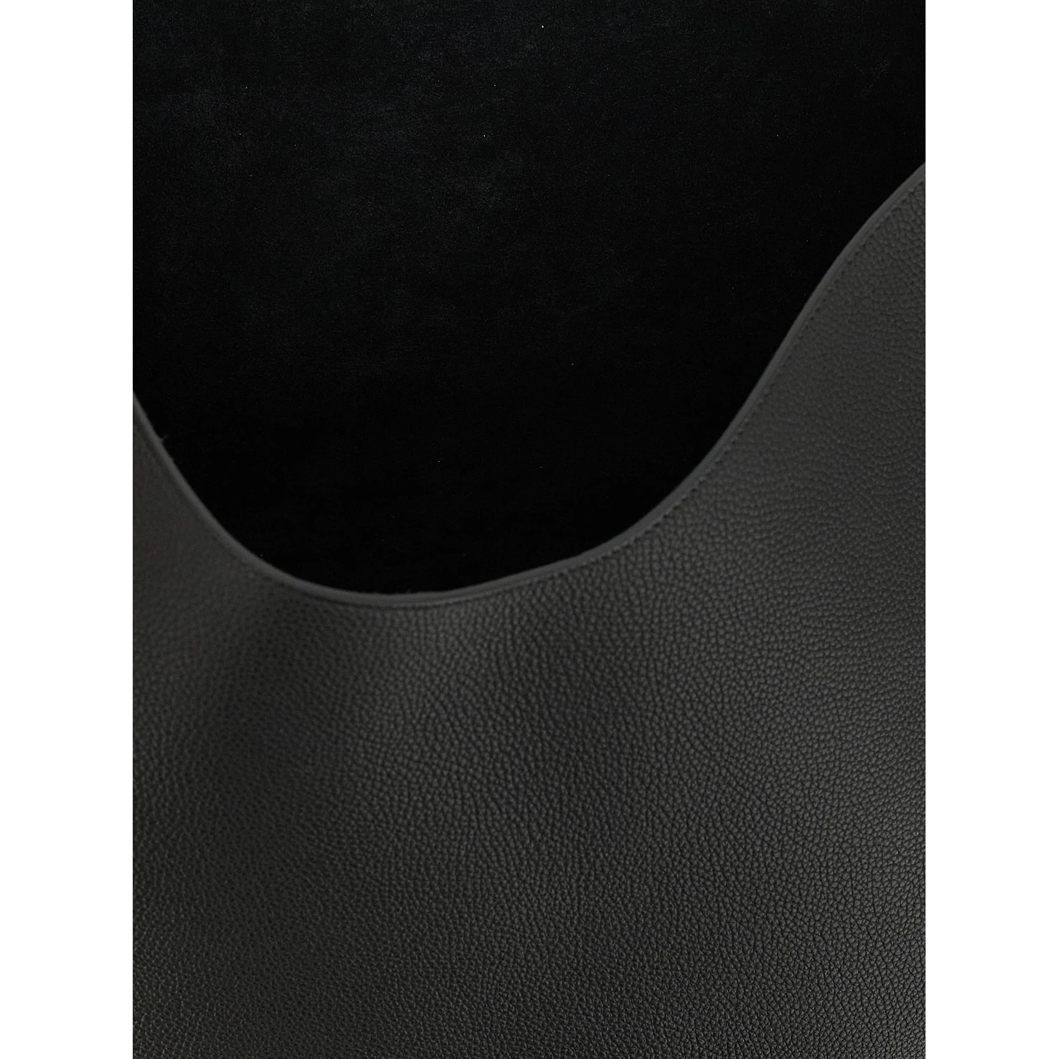 Black Calfskin Tote Bag