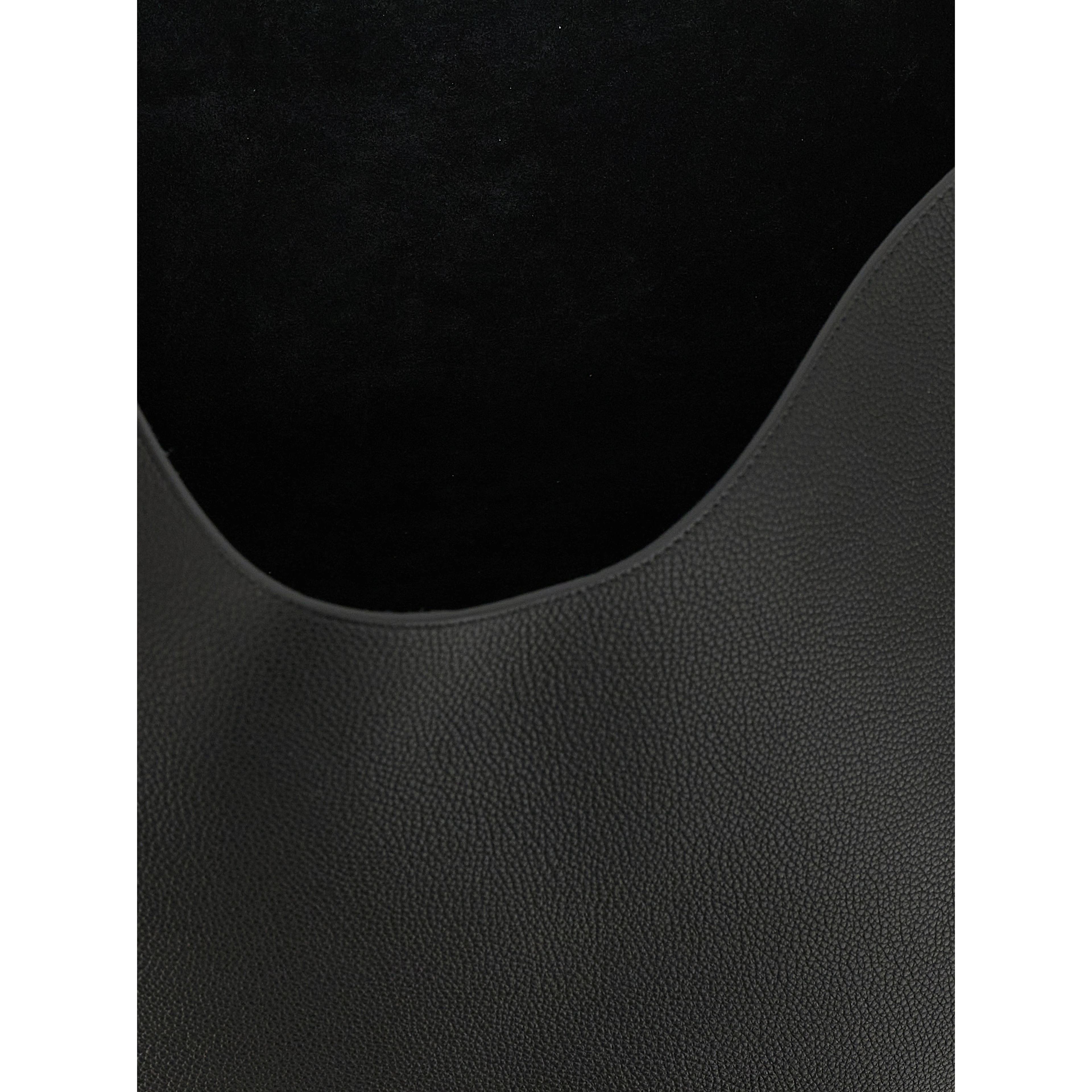Black Calfskin Tote Bag