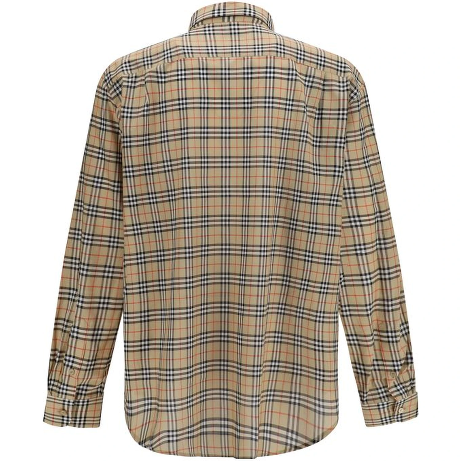 Beige Cotton Pattern Shirt