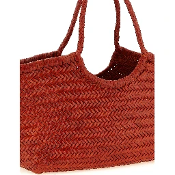 Orange Calfskin Shoulder Bag