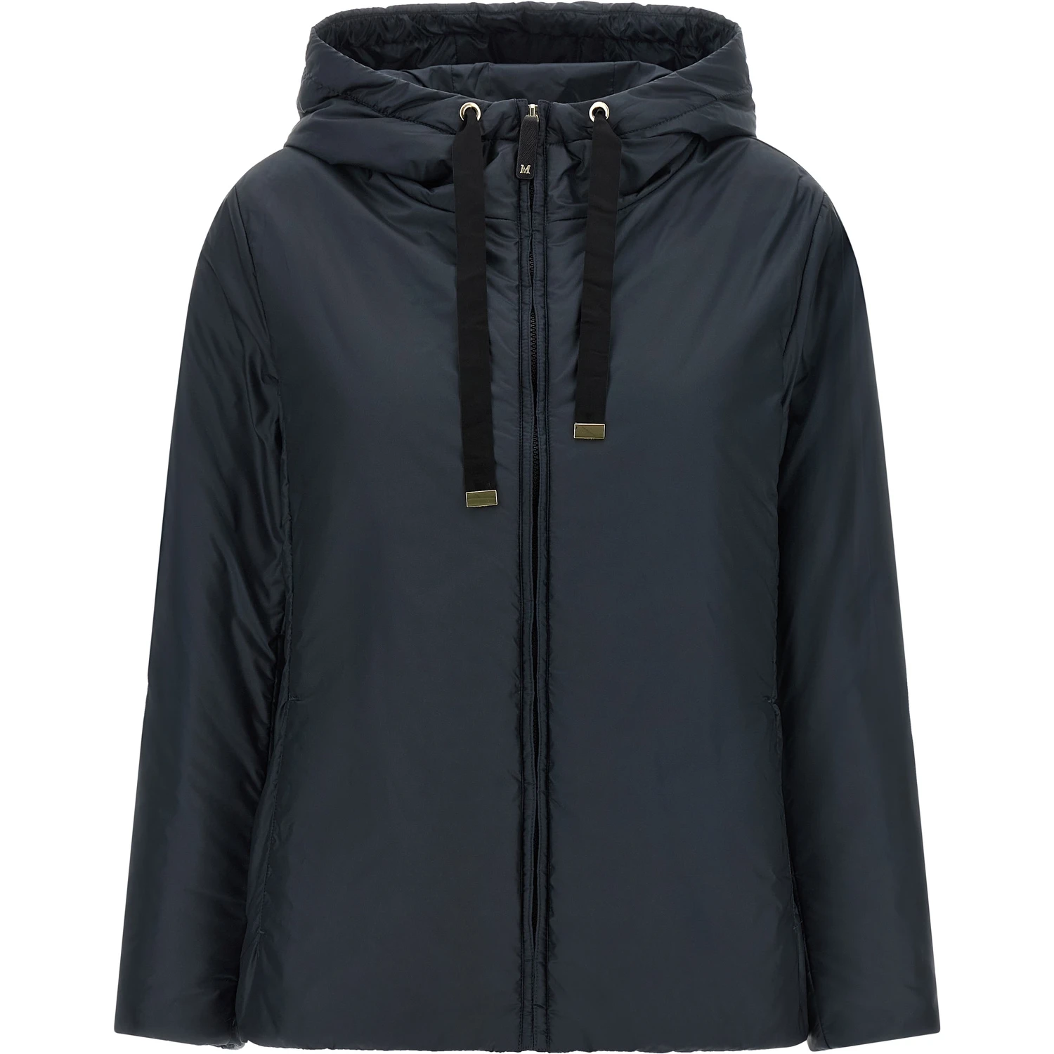 Blue Polyester Shell Jacket