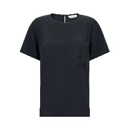 Black Silk Blouse