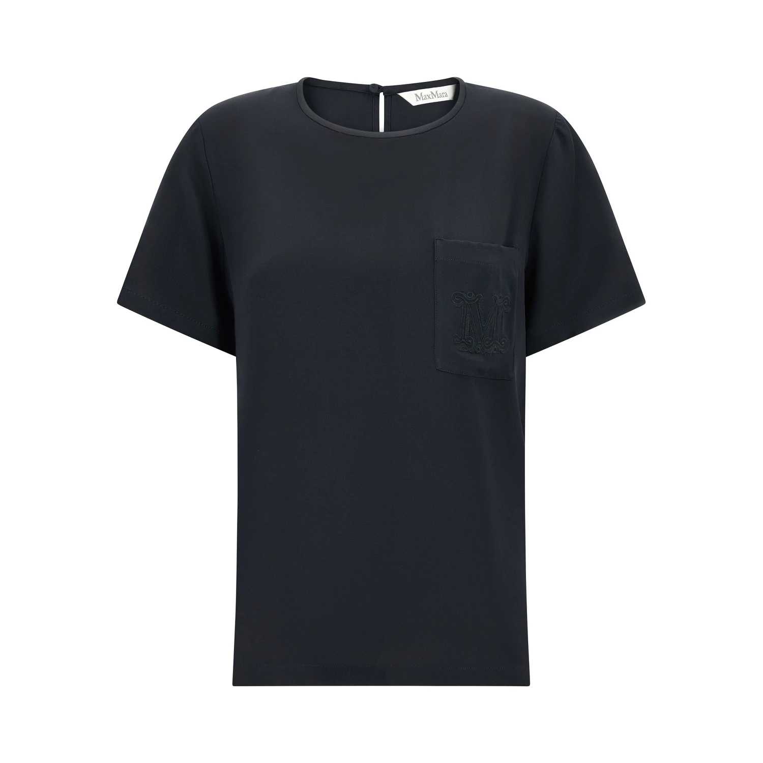 Black Silk Blouse